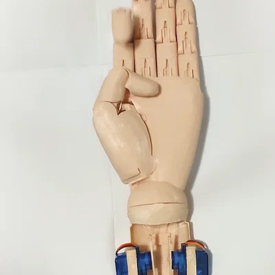 Bàn Tay Bionic Có Motor Mã Nguồn Mở Của Mình