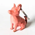 Móc khóa chó Low Poly ngồi dễ thương có vòng treo (Keyring/Keychain) - Thumbnail 5