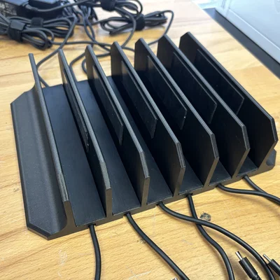 Kệ Dựng Laptop Dọc (6 Laptop)