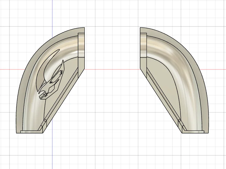 File in 3D giáp vai The Mandalorian (Bản trơn và Mudhorn) - Image 3