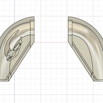 File in 3D giáp vai The Mandalorian (Bản trơn và Mudhorn)