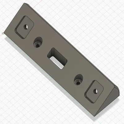 Giá đỡ 45° cho eufy E340 Dual, dùng lỗ gắn doorbell chuẩn 54mm
