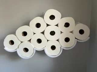 Cloud Shelf Stronger – Kệ mây chắc hơn cho giấy vệ sinh - Image 1