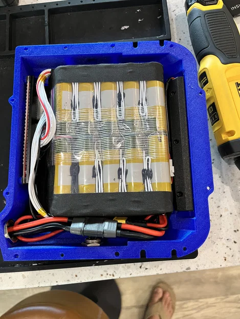 Hộp pin Pintx battery box (remix cho 20s1p 21700) - Image 2