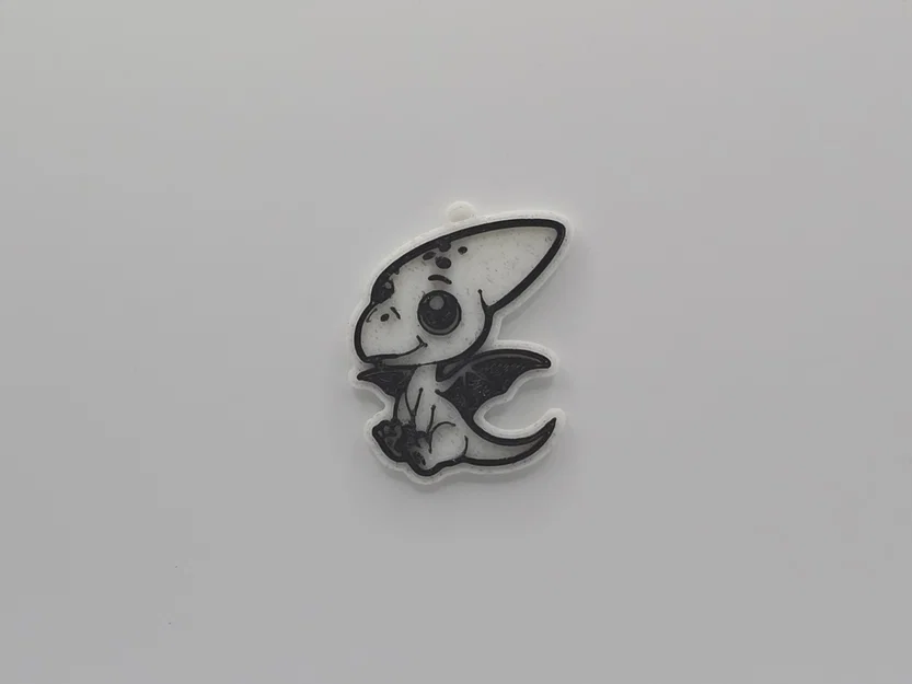 Móc khóa khủng long bay Pterosaur siêu cute in 3D dễ dàng - Image 1