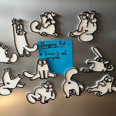 Nam châm tủ lạnh Simon’s Cat V2