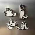 Nam châm tủ lạnh Simon’s Cat V2 - Thumbnail 2