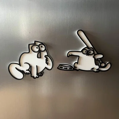 Nam châm tủ lạnh Simon’s Cat V2