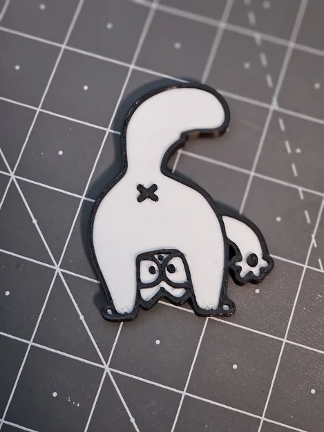 Bộ nam châm tủ lạnh hình mèo Simon (Simon's cat) in 3D độc đáo - Image 3