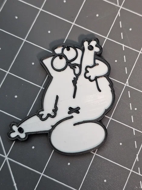 Bộ nam châm tủ lạnh hình mèo Simon (Simon's cat) in 3D độc đáo - Image 5