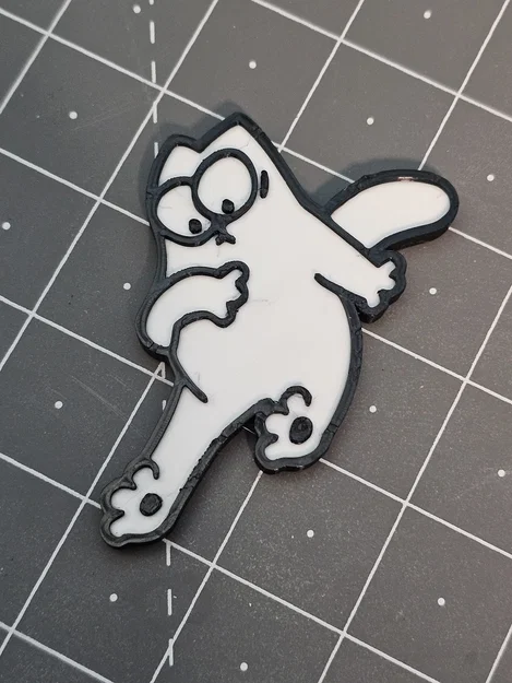 Bộ nam châm tủ lạnh hình mèo Simon (Simon's cat) in 3D độc đáo - Image 6