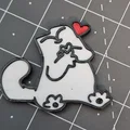 Bộ nam châm tủ lạnh hình mèo Simon (Simon's cat) in 3D độc đáo - Thumbnail 8