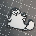 Bộ nam châm tủ lạnh hình mèo Simon (Simon's cat) in 3D độc đáo - Thumbnail 9