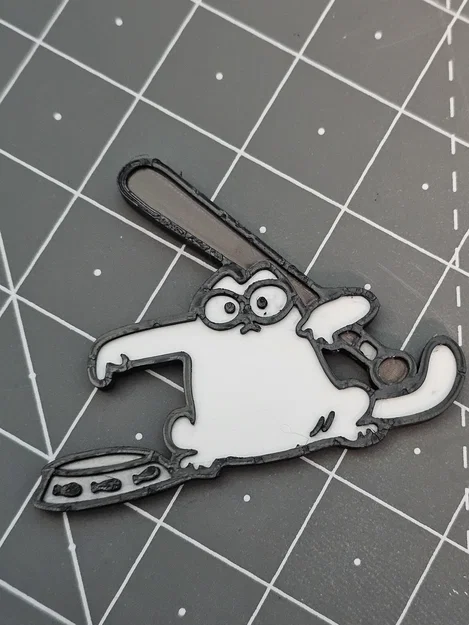 Bộ nam châm tủ lạnh hình mèo Simon (Simon's cat) in 3D độc đáo - Image 12