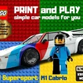 Mô hình in 3D LEGO BMW Supersport M1 Cabrio độc đáo - Thumbnail 1