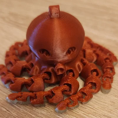 Móc khóa bạch tuộc (Octopus keychain)
