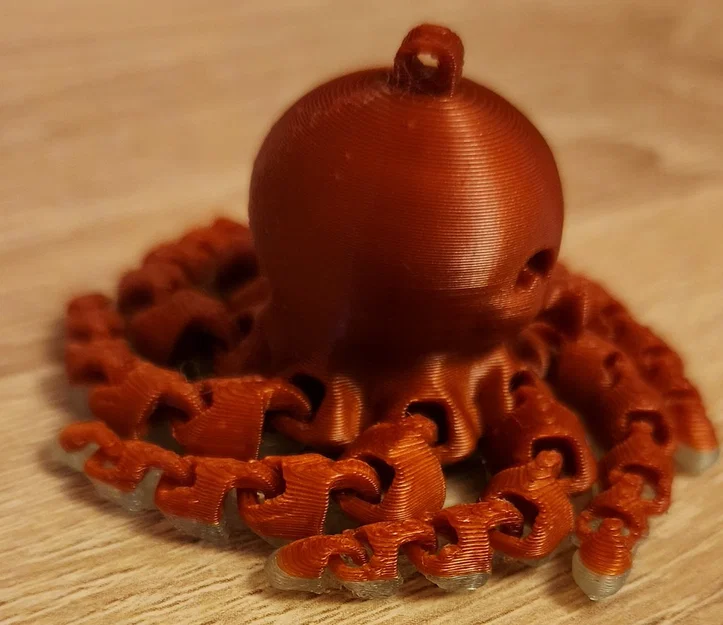 Móc khóa bạch tuộc (Octopus keychain) - Image 2