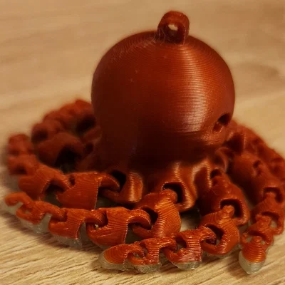 Móc khóa bạch tuộc (Octopus keychain)