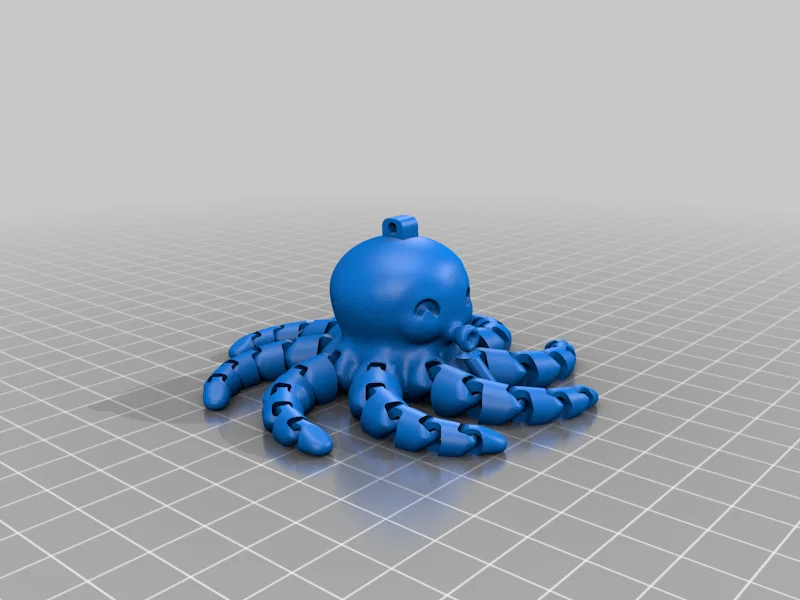 Móc khóa bạch tuộc (Octopus keychain) - Image 3