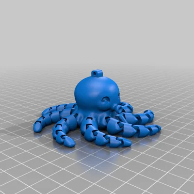 Móc khóa bạch tuộc (Octopus keychain)