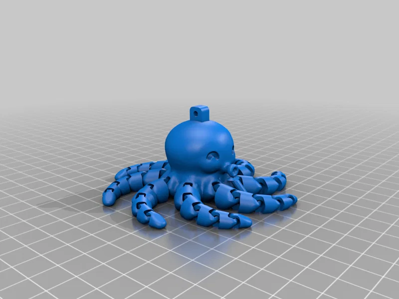 Móc khóa Bạch tuộc v2 (Octopus keychain v2) - Image 1