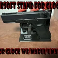 Kệ/đế trưng bày Airsoft cho Glock 17/18/19 và 3 băng đạn - Thumbnail 1