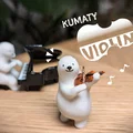 Mô hình gấu KUMATY chơi đàn Violin - Đồ trang trí in 3D dễ thương - Thumbnail 1