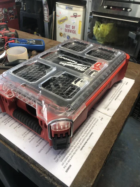 Mặt lắp loa 3D cho hộp đựng Milwaukee Packout (48-22-8435) - Image 3