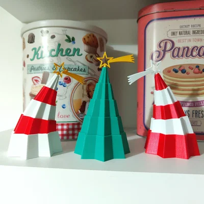 Tree Christmas Stampa Sul Posto – Cây thông Noel in liền khối/lắp ráp