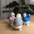 Mô hình gấu bắc cực mặc áo hoodie (KUMATY Hoodies) in 3D siêu cute - Thumbnail 3