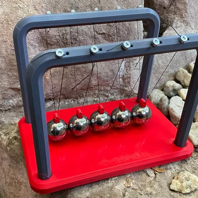 Con Lắc Newton (Newton's Cradle) – Mô hình in 3D đơn giản