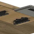 Giá Treo Laptop Dưới Bàn Loại Bền Chắc (Rugged Underdesk Laptop Mount) - Thumbnail 2