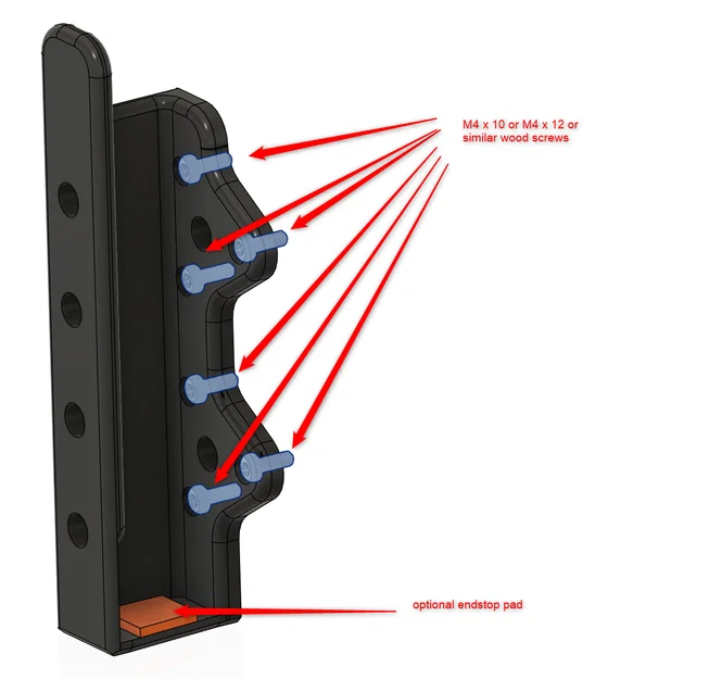 Giá Treo Laptop Dưới Bàn Loại Bền Chắc (Rugged Underdesk Laptop Mount) - Image 3