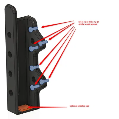Giá Treo Laptop Dưới Bàn Loại Bền Chắc (Rugged Underdesk Laptop Mount)