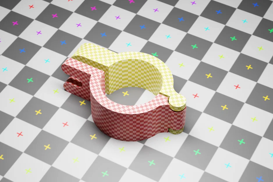 Kẹp ống có bản lề (Print-in-Place) - Image 1