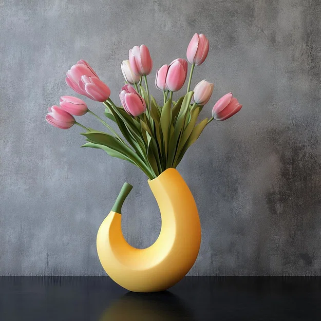 Banana Vase – Bình hoa chuối vui nhộn - Image 1