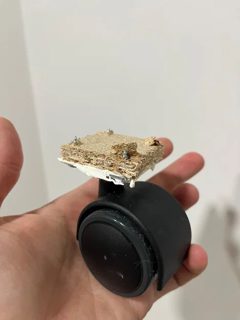 Chân adapter bàn IKEA Lack cho bánh xe caster IKEA Alex - Image 3