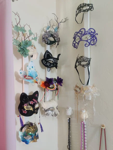 Giá Treo Trưng Bày Mặt Nạ Venetian Mask Display Holder - Image 4