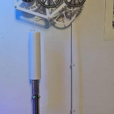 Đồng hồ cơ hoàn toàn (Fully Mechanical Clock) in 3D