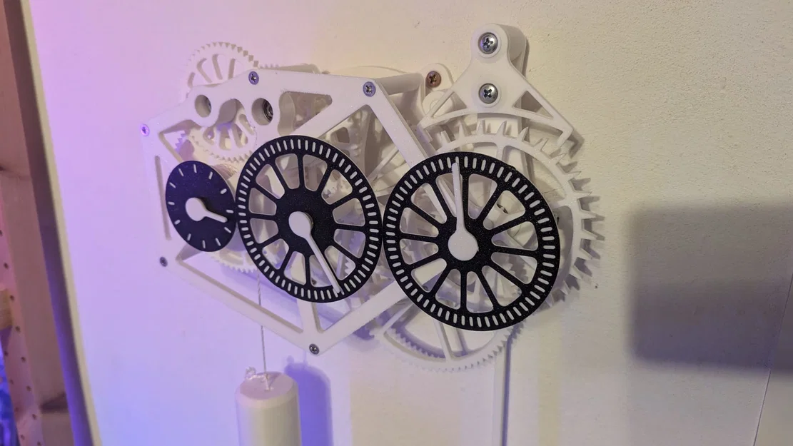 Đồng hồ cơ hoàn toàn (Fully Mechanical Clock) in 3D - Image 3