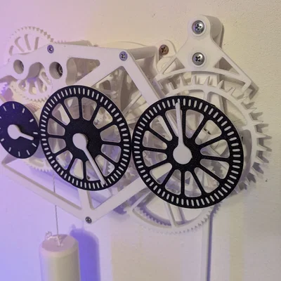 Đồng hồ cơ hoàn toàn (Fully Mechanical Clock) in 3D
