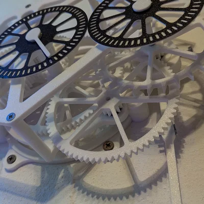 Đồng hồ cơ hoàn toàn (Fully Mechanical Clock) in 3D
