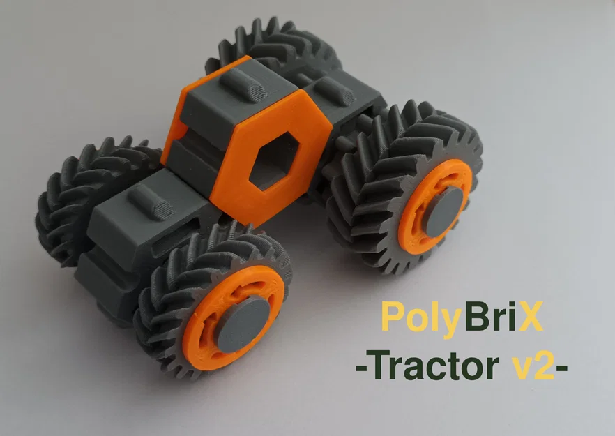 Cùng xây PolyBriX tractor (với bộ bánh xe xịn hơn) - Image 1