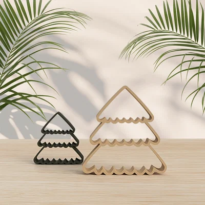 Mô hình cây thông Noel tối giản 3D - Đồ trang trí cực xinh