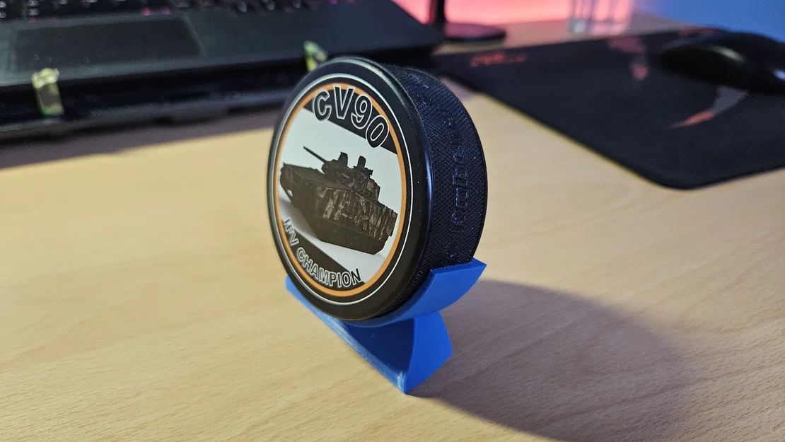 Giá đỡ quả cầu khúc côn cầu - Hockey Puck Holder trưng bày đẹp - Image 3