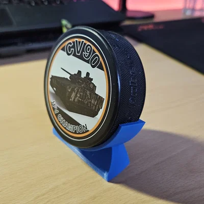 Giá đỡ quả cầu khúc côn cầu - Hockey Puck Holder trưng bày đẹp