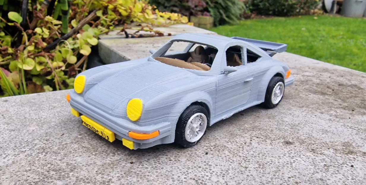 Mô hình 3D xe Porsche 911 năm 1980 thiết kế chi tiết - Image 3
