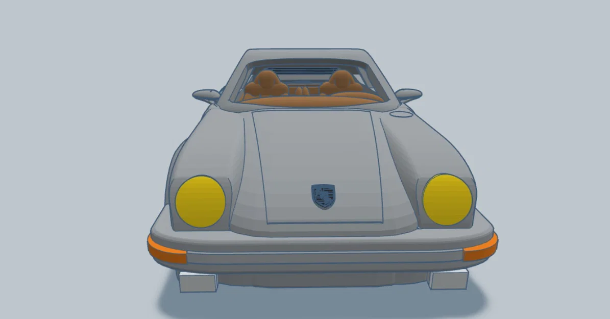 Mô hình 3D xe Porsche 911 năm 1980 thiết kế chi tiết - Image 6