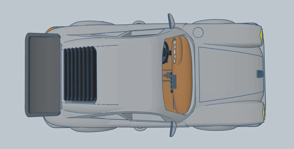 Mô hình 3D xe Porsche 911 năm 1980 thiết kế chi tiết - Image 11