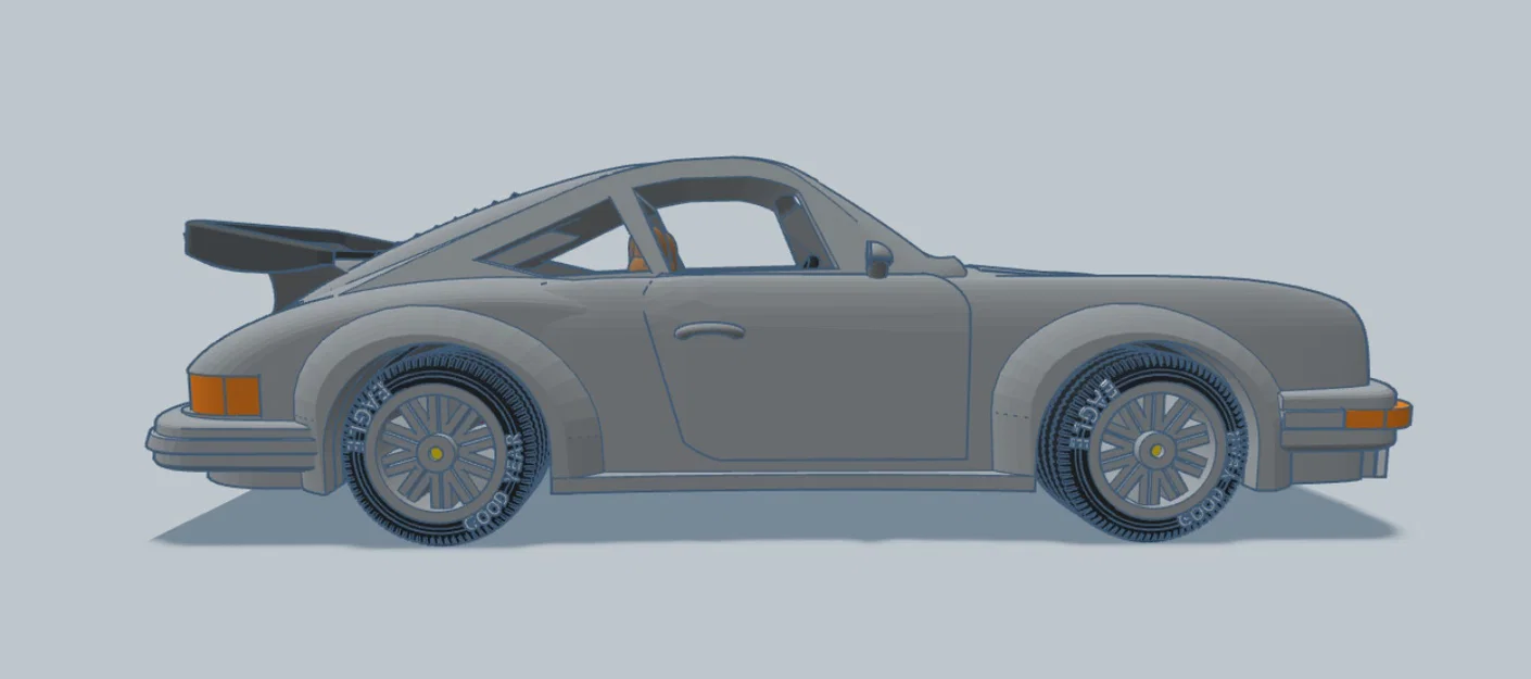 Mô hình 3D xe Porsche 911 năm 1980 thiết kế chi tiết - Image 13